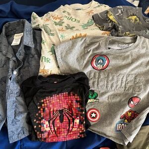 5T boys Tees, 1 is dress button up